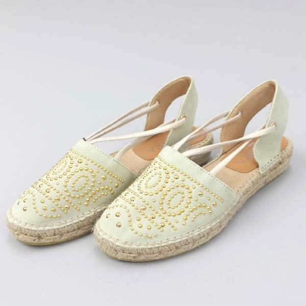 スタッズスエードサンダル グレー size 37 スタッズスエードサンダル グレー size 37
