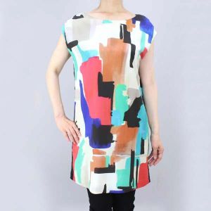 4298 洋服屋 SHIZUKAKOMURO 柄レースワンピース マルチカラー 4298 洋服屋 SHIZUKAKOMURO 柄レースワンピース マルチカラー