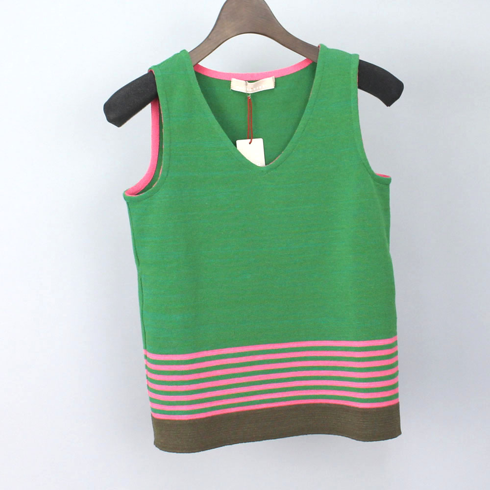 コムト noriko araki グリーンニットタンクトップ size M コムト noriko araki グリーンニットタンクトップ size M