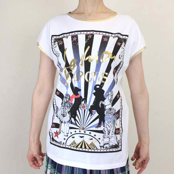 MARCCAIN マークケイン サーカス柄カットソー MARCCAIN マークケイン サーカス柄カットソー