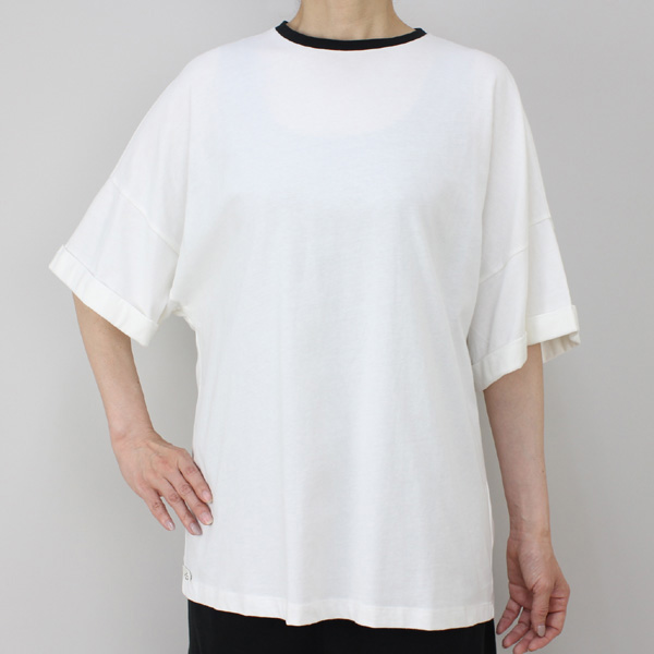 その他 appunti ネックトリミングカットソー ホワイト size M その他 appunti ネックトリミングカットソー ホワイト size M