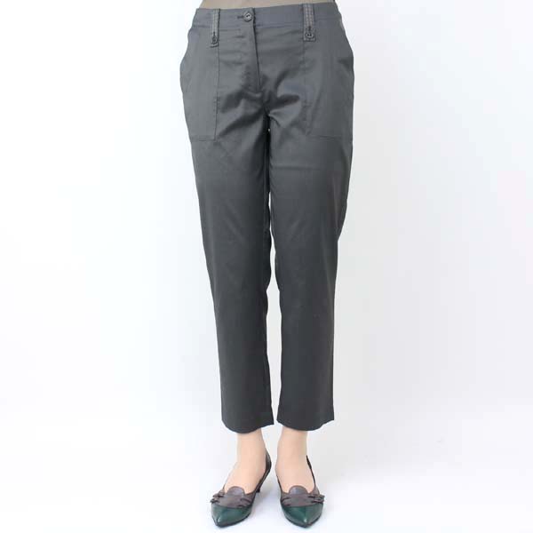 コテラック 部分ドットクロップド丈パンツ ベージュ size M コテラック 部分ドットクロップド丈パンツ ベージュ size M