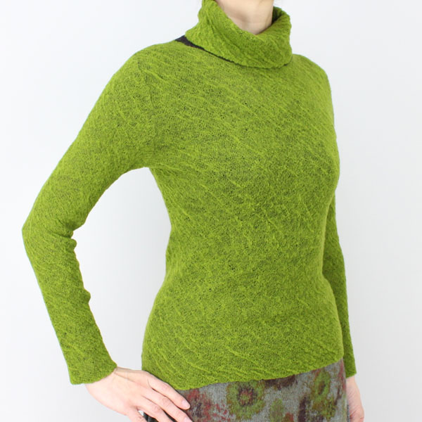 BUTAPANA グリーン長袖タートルセーター グリーン size M BUTAPANA グリーン長袖タートルセーター グリーン size M