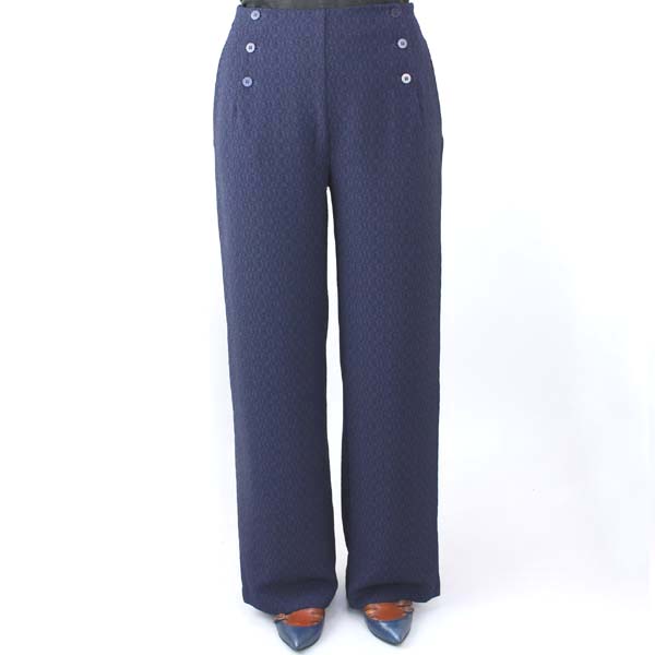 コテラック acote 柄ワイドパンツ パープル size M コテラック acote 柄ワイドパンツ パープル size M