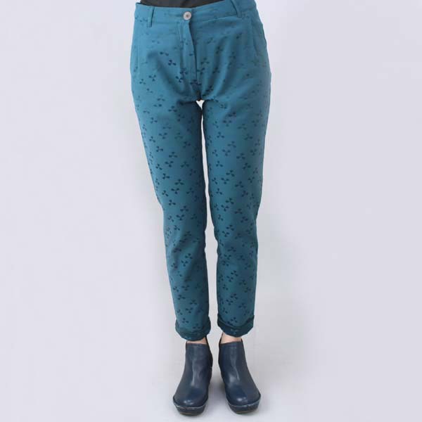 コテラック acote 柄パンツ グリーン size M コテラック acote 柄パンツ グリーン size M