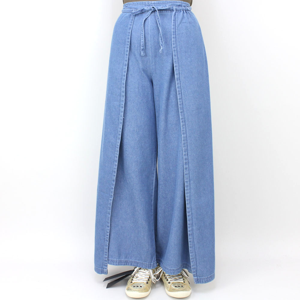 フィッツア キャサリンハーネル デニムワイドパンツ ブルー size M フィッツア キャサリンハーネル デニムワイドパンツ ブルー size M