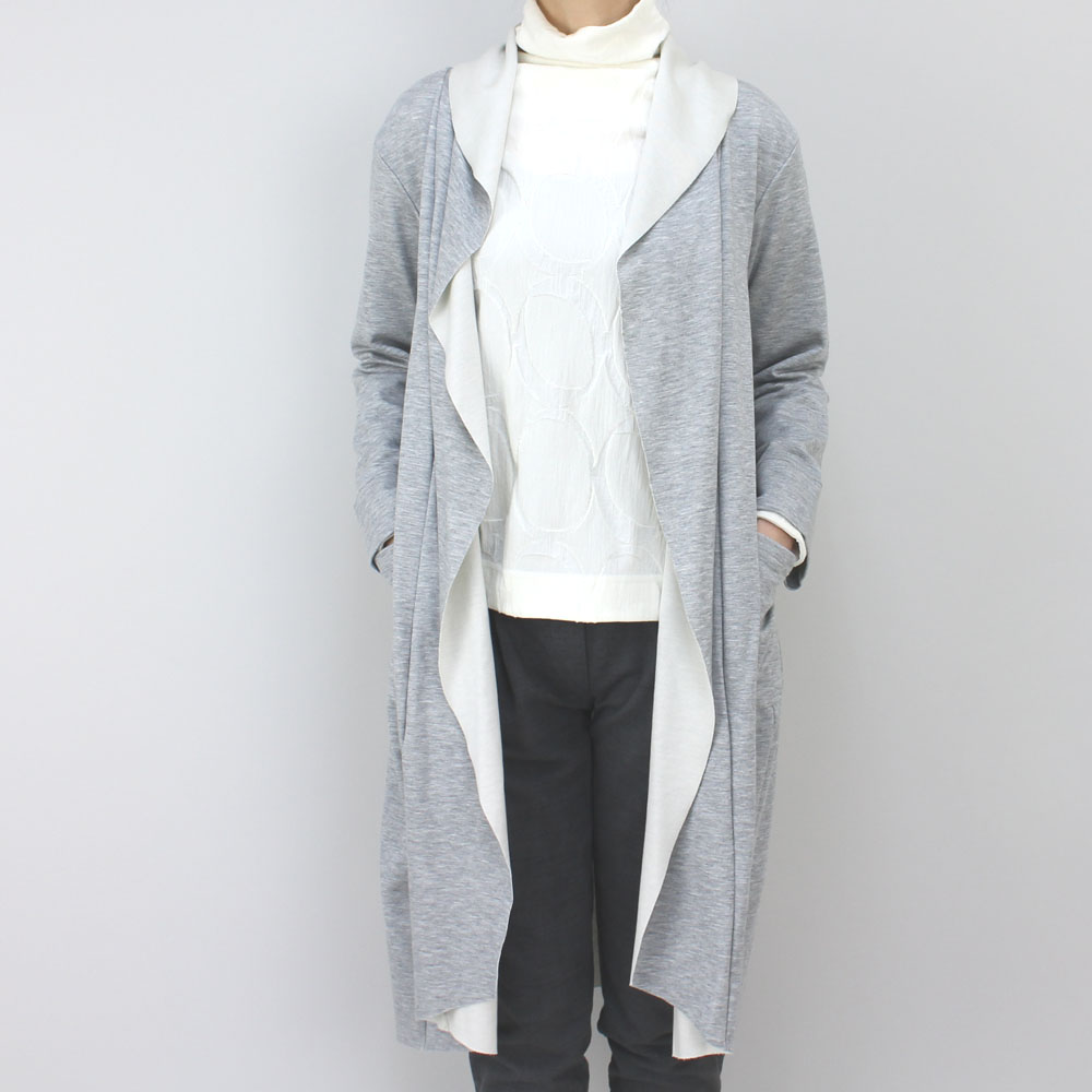 アコーレ ロングカーディガン グレー size M アコーレ ロングカーディガン グレー size M