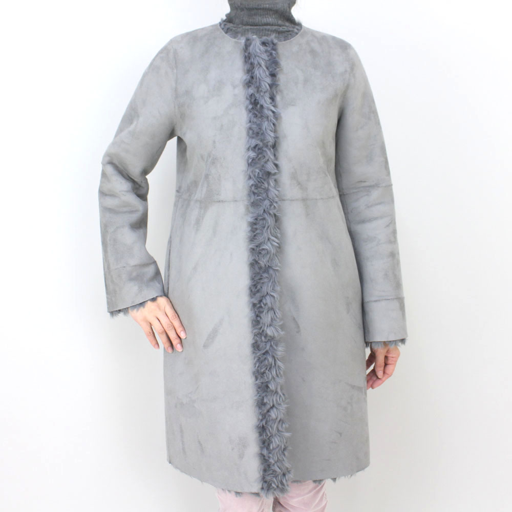 ヒロココシノ YUMA KOSHINO フェイクファーコート グレー size M – セレクトショップ femme/ファム