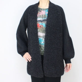 MARCCAIN ニットカーディガンジャケット ブラック size M